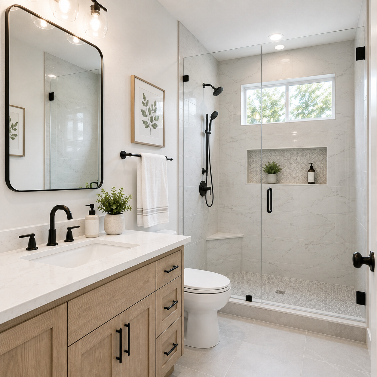 Bathroom remodeling services in the Bay Area by Barak Construction